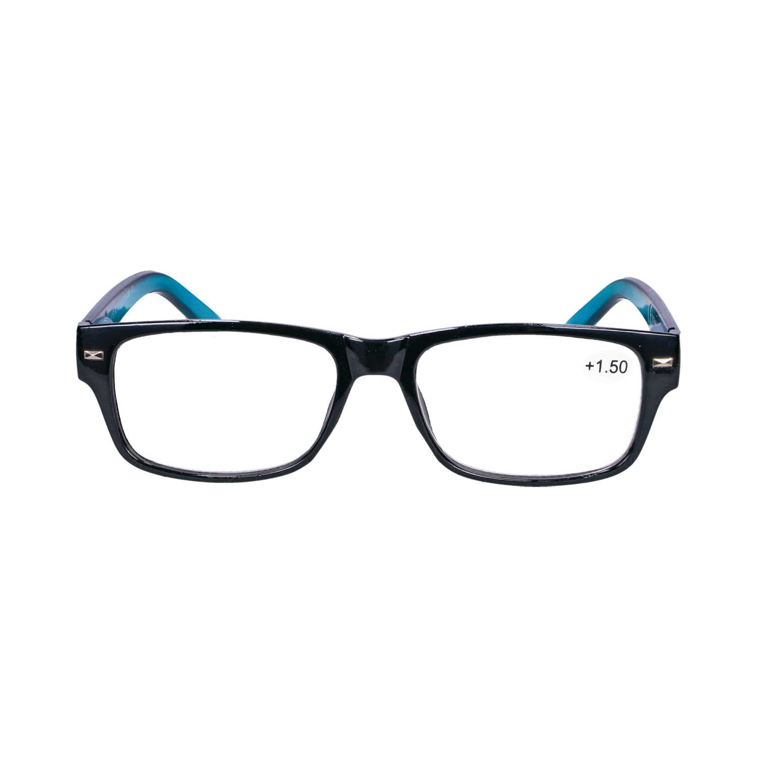 Star Optic Lesehilfe MD2 aus Kunststoff +1,5 Dioptrien schwarz/blau