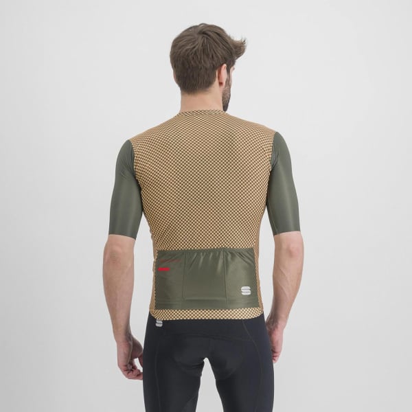 Maillot vélo SPORTFUL CHECKMATE JERSEY BEETLE PAPAYA