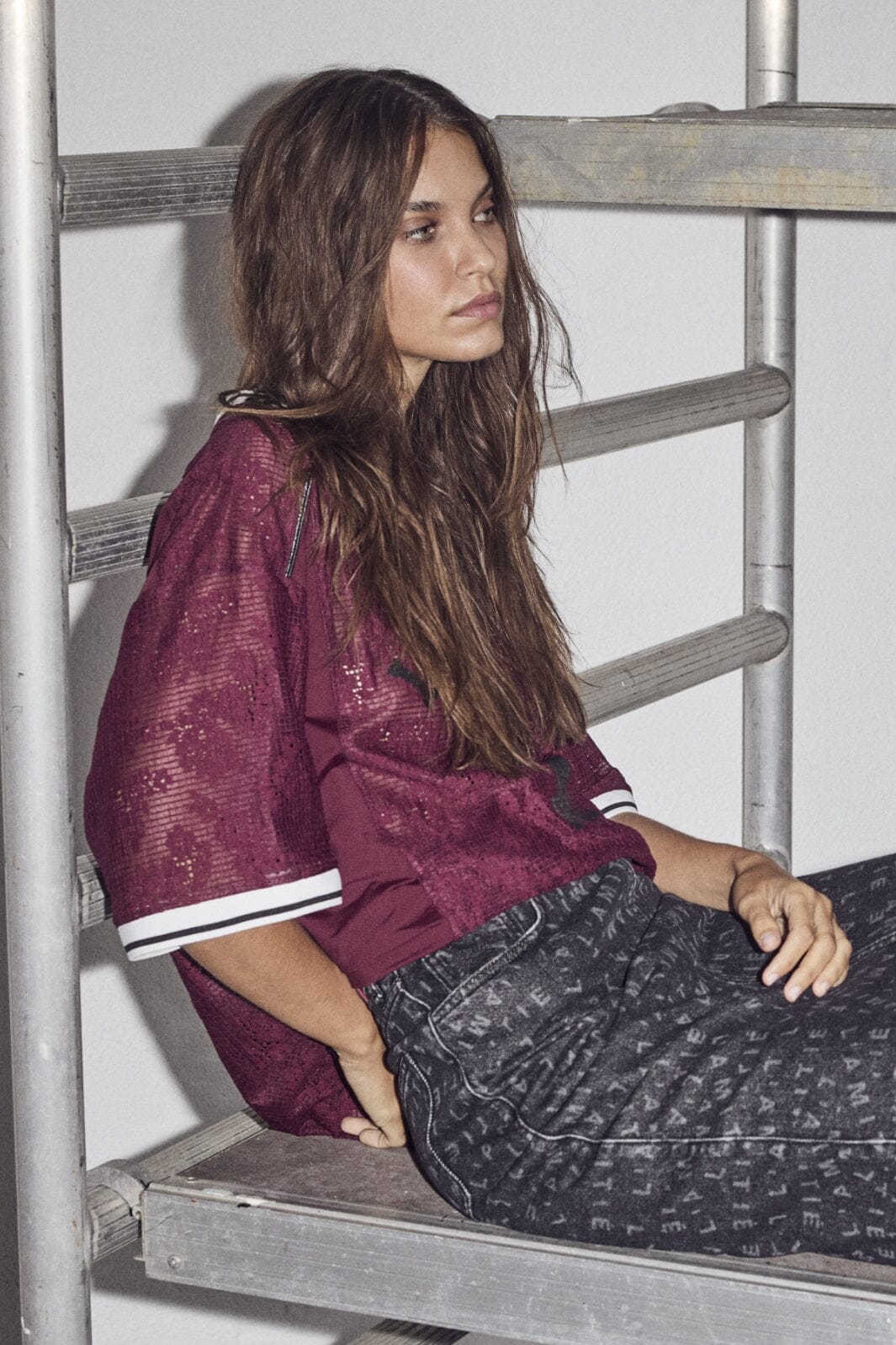 Haute L'Amitié Sporty Lace Football Tee HL10038