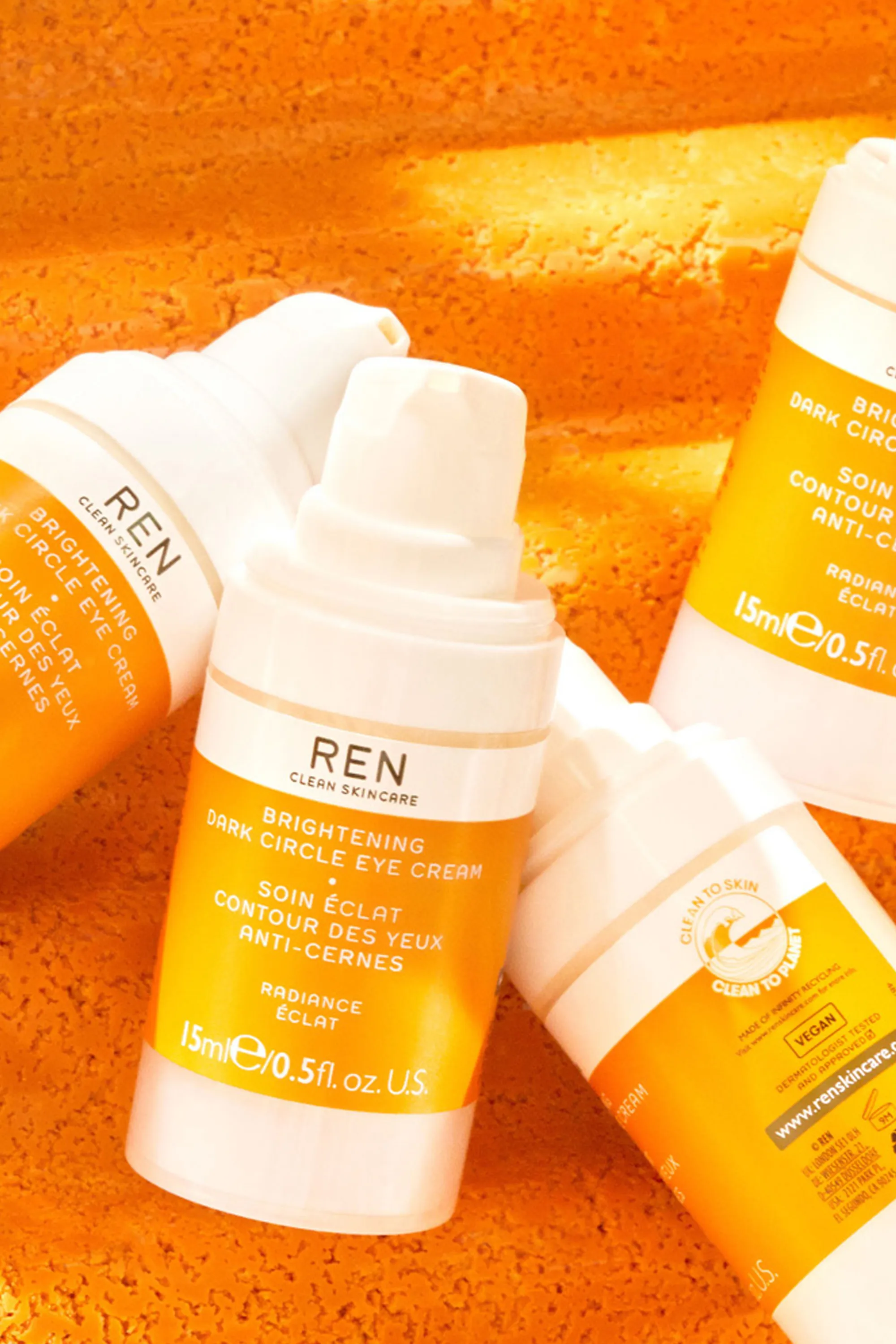 REN Soin contour des yeux & anti cernes éclat Radiance-15 ml