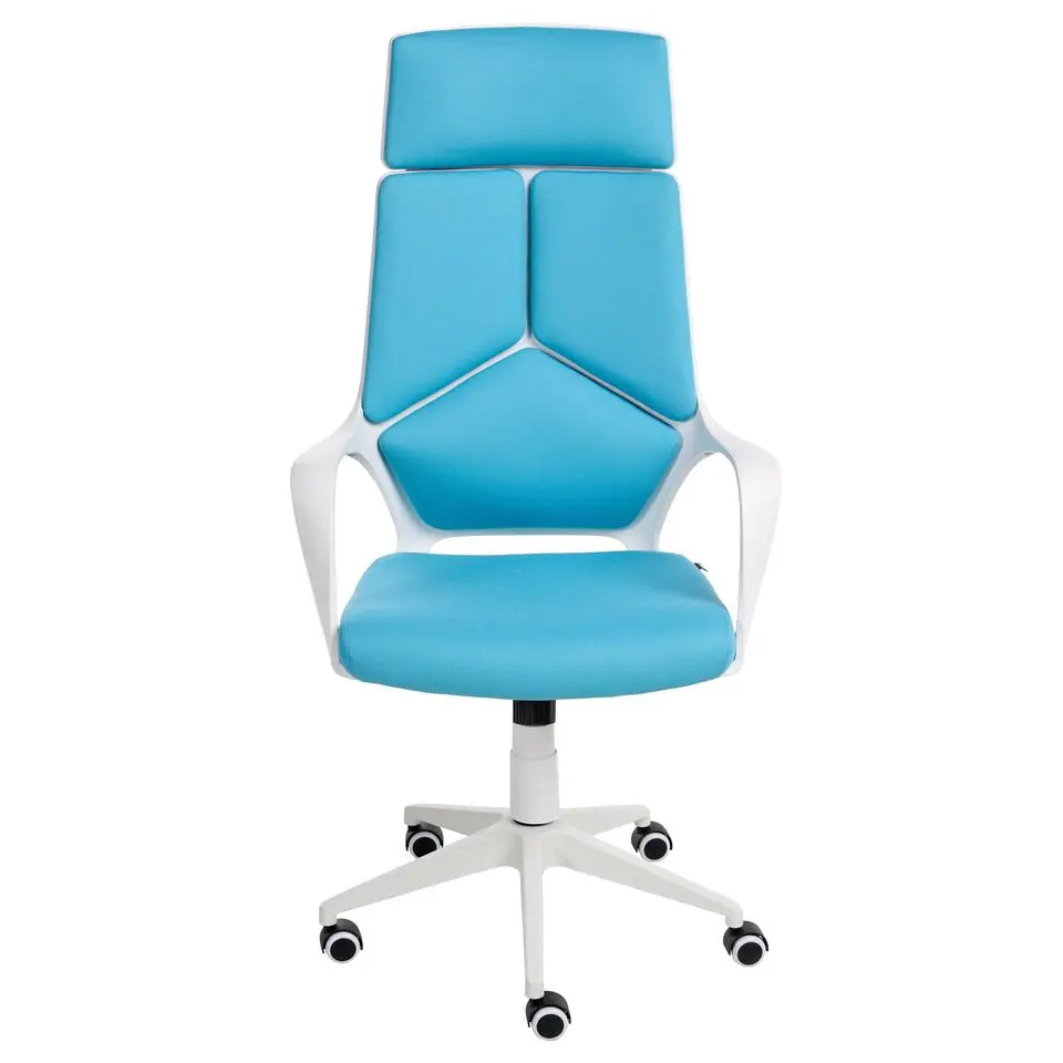 DELIGHT - Bureaustoel - Blauw - Polyester