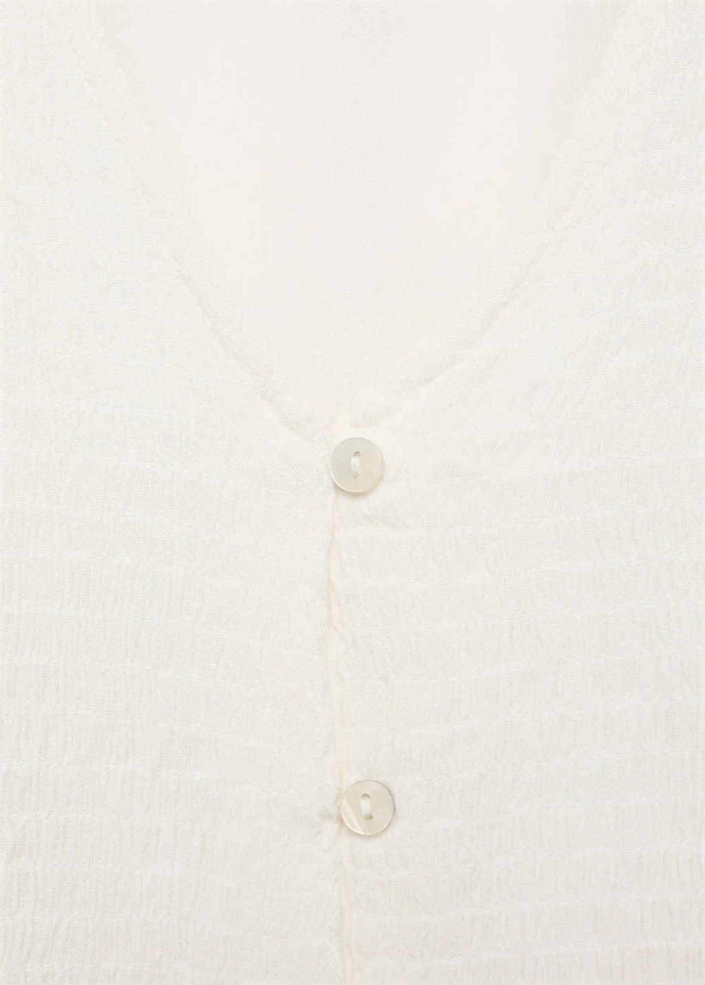 MANGO TEEN blouse naturel wit