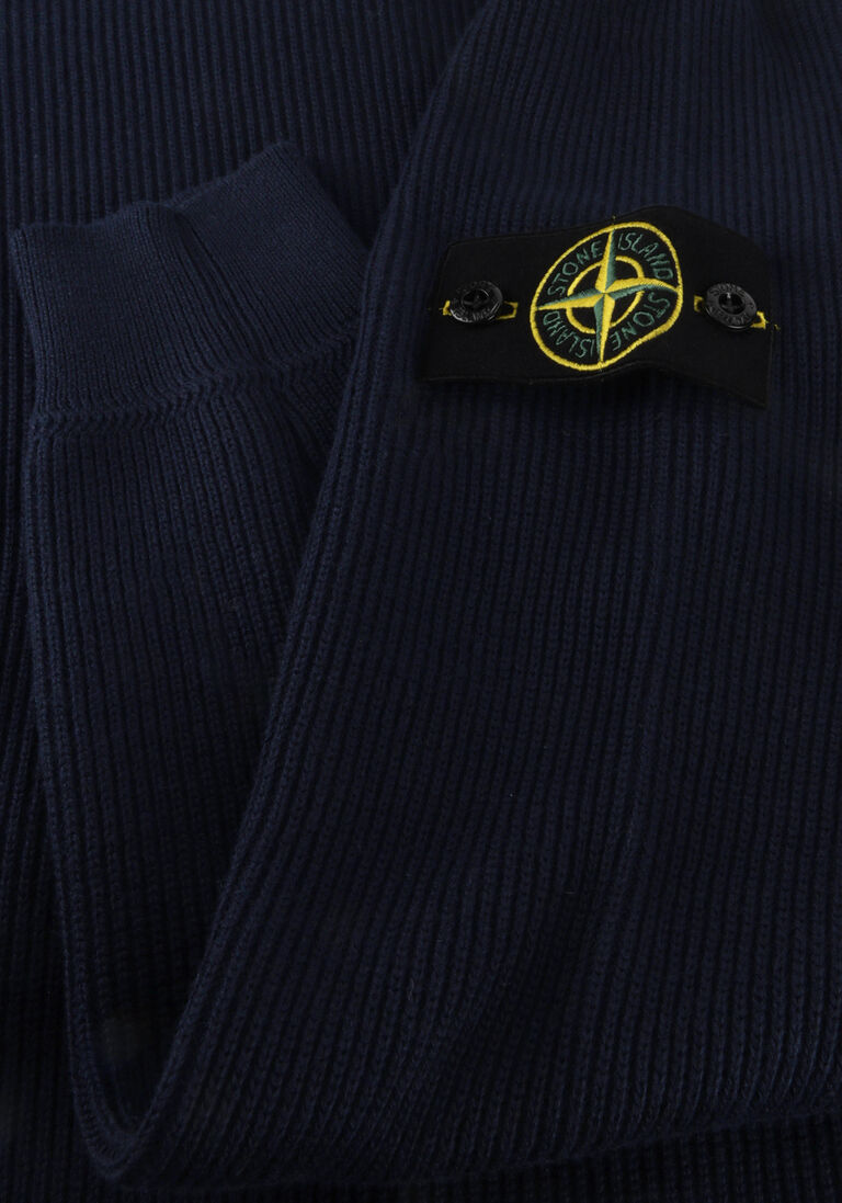 donkerblauwe stone island trui crew neck s00d8