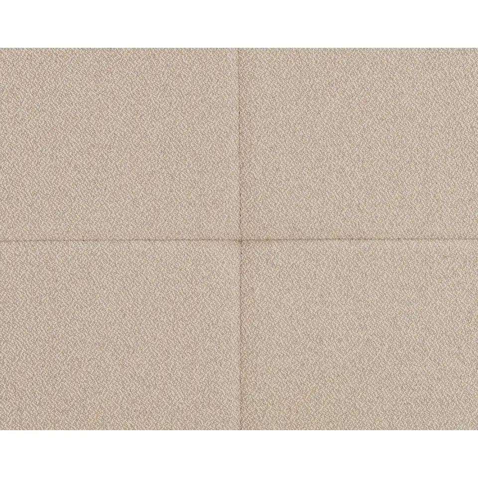Boxspring met opbergruimte Liv geblokt - beige - 180x200 cm