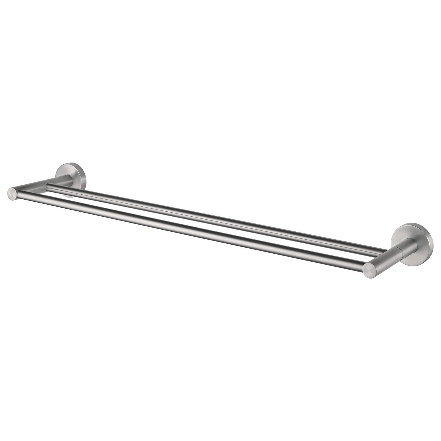 Haceka Kosmos dubbele handdoekhouder 60cm RVS-look
