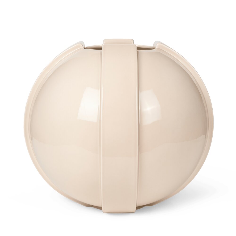 Louise Roe  VINCI Vase 02, Ivory Glaze - H39 cm.