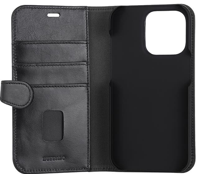 Buffalo 2-i-1 pungetui til iPhone 14 Pro (sort)