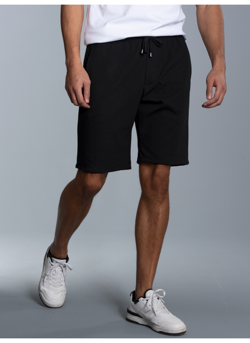Trigema Bermudas »TRIGEMA Shorts in strukturierter Sweat-Qualität«