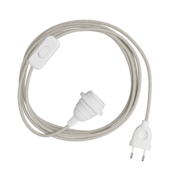 Plug-in hanglamp   fitting creme