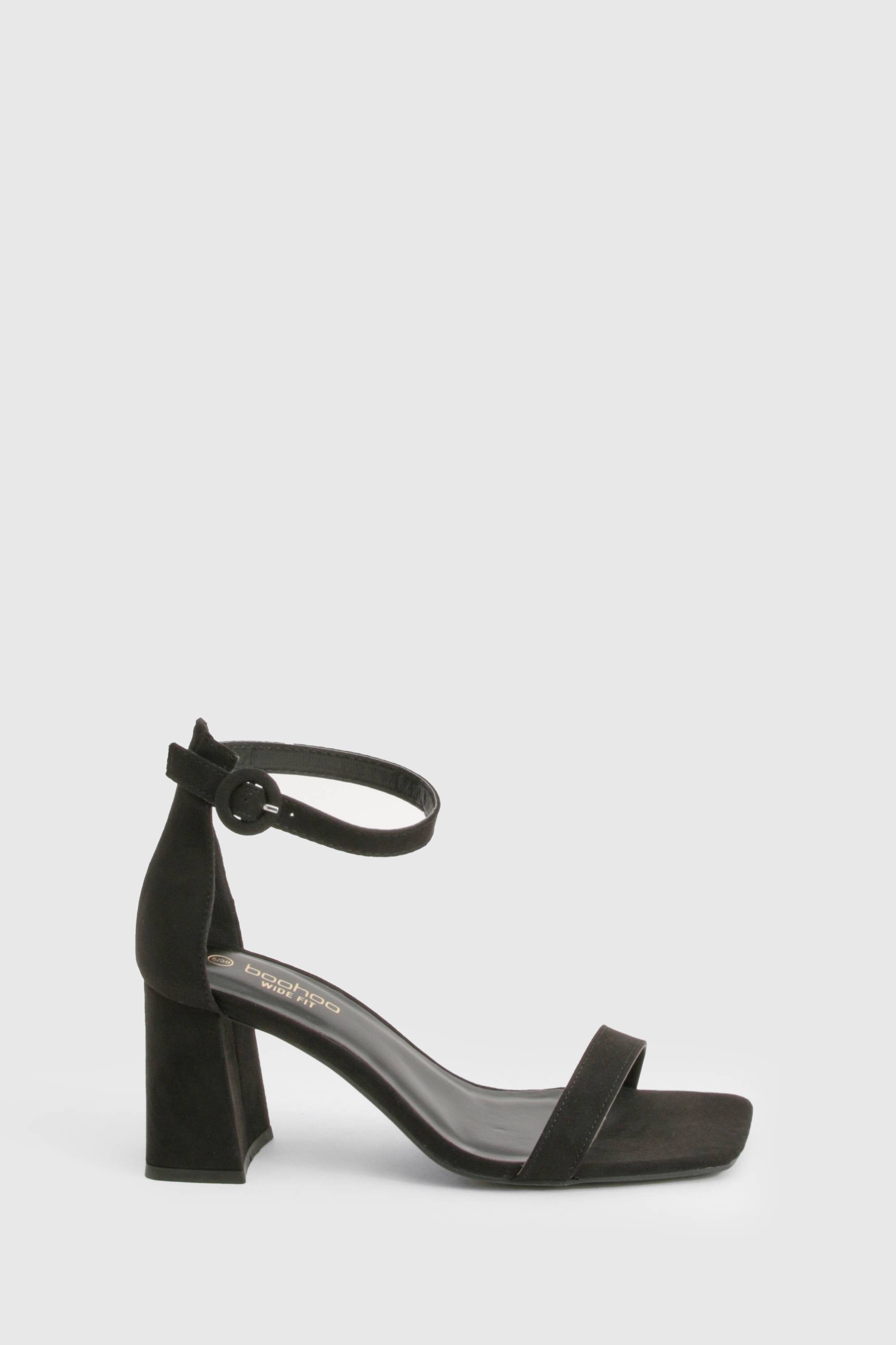 boohoo Talons blocs à large ajustement à boucle ronde en 2 parties