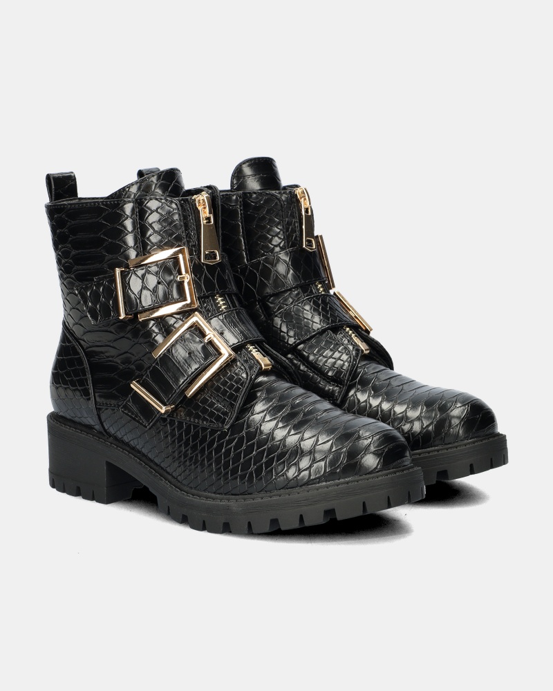 Dolcis Bikerboots  - zwart
