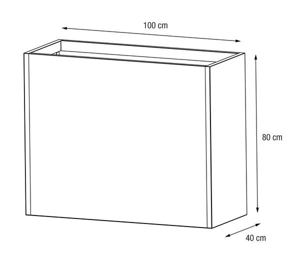 Herstera Metall-Raumtrenner Cube LED,