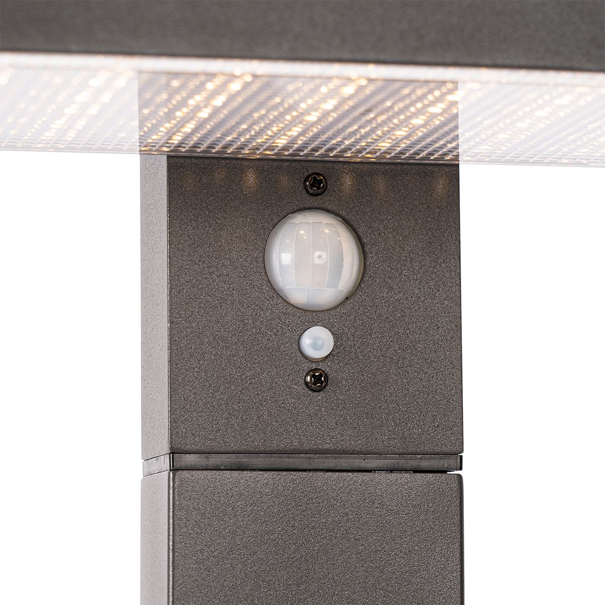 Staande buitenpaal donkergrijs 80 cm incl. LED en dimlicht op solar - Sunnie