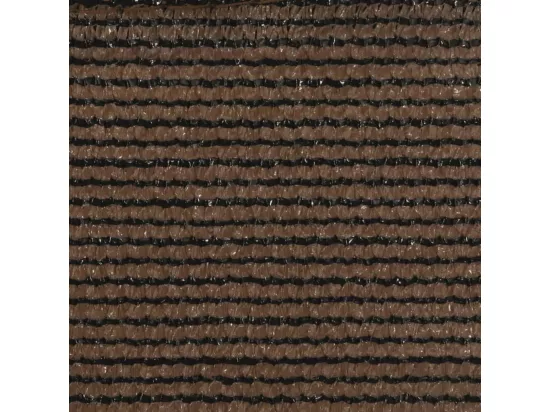 Voile d'ombrage 160 g/m² Marron 6x8 m PEHD
