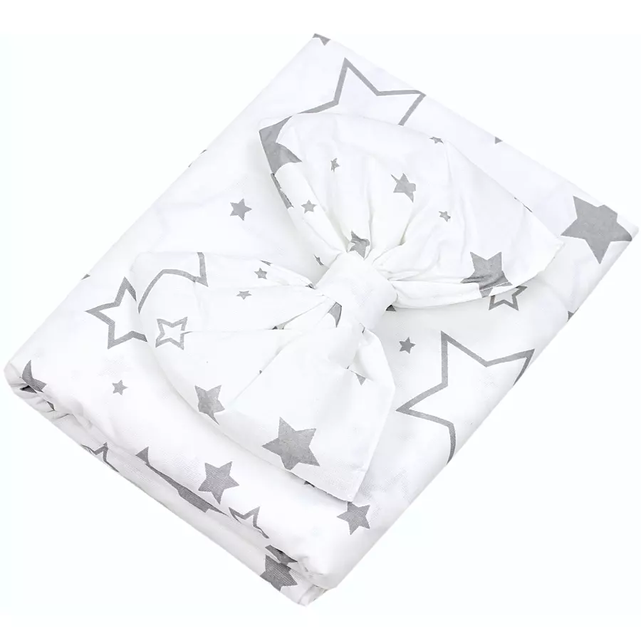 TupTam Babybett Himmel mit Schleifchen weiß Modell 3