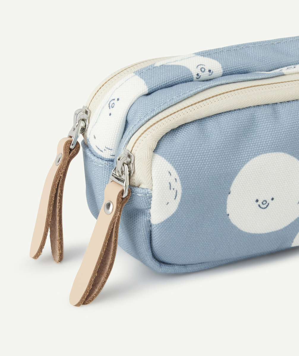 JOJO FACTORYTROUSSE DOUBLE COMPARTIMENT BLEUE IMPRIMÉ LUNE