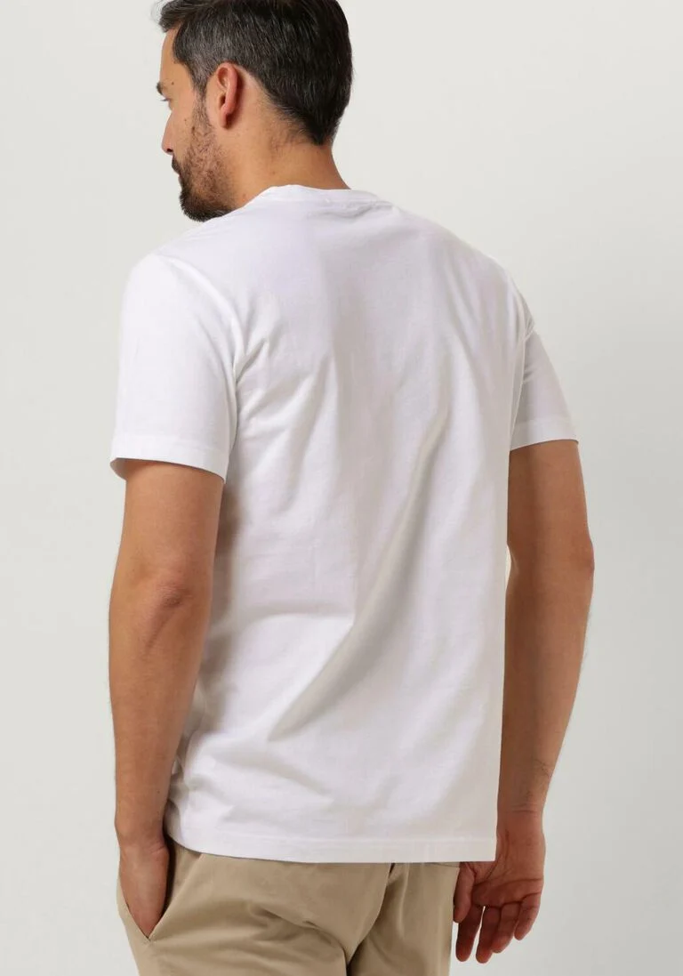 CALVIN KLEIN witte calvin klein t-shirt monologo regular tee