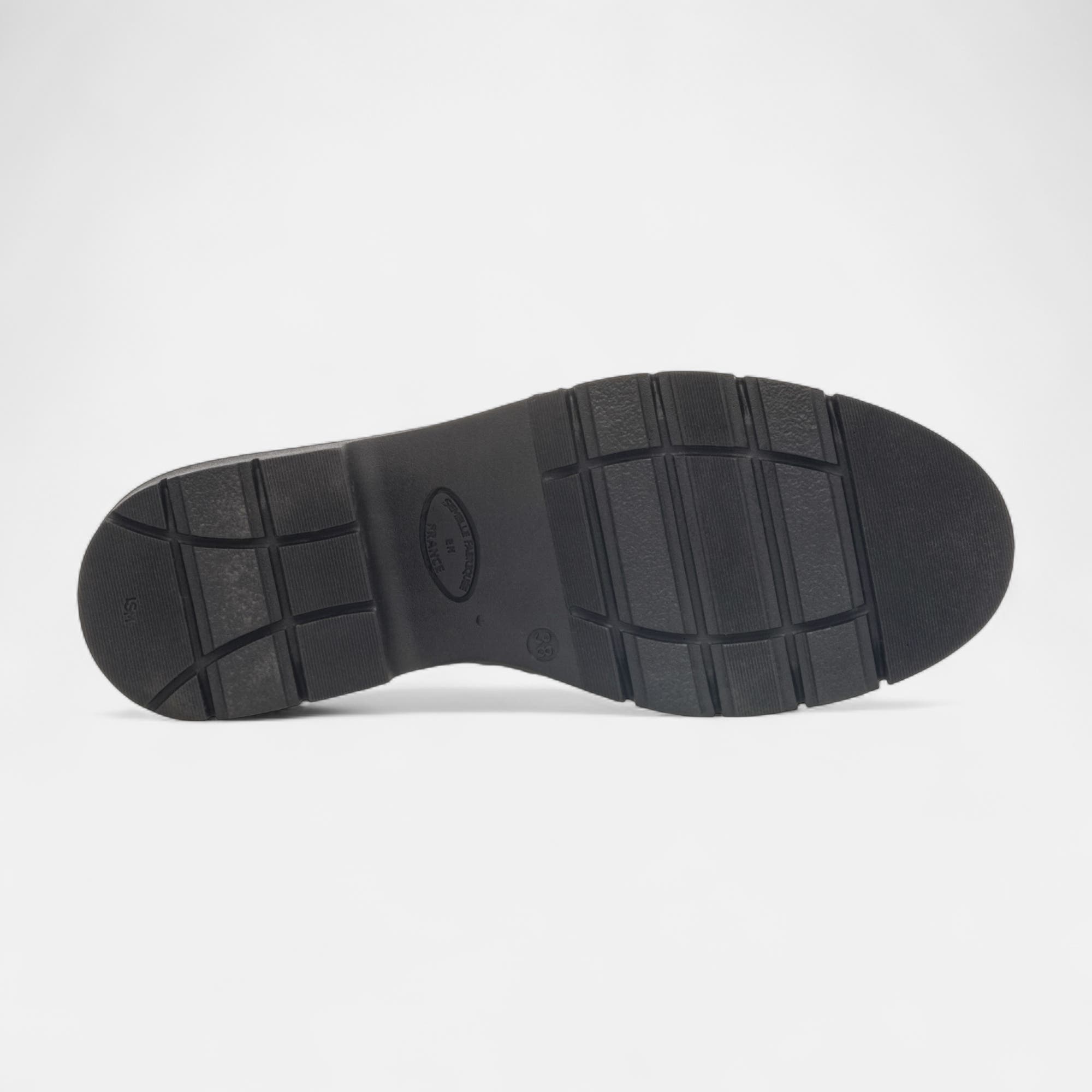 Mocassins Femme en cuir noir vernis