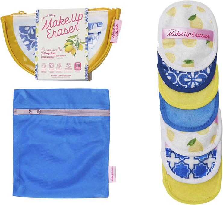 Make up eraser Limoncello-sæt til 7 dage Sæt med makeupservietter, der kan bruges ig