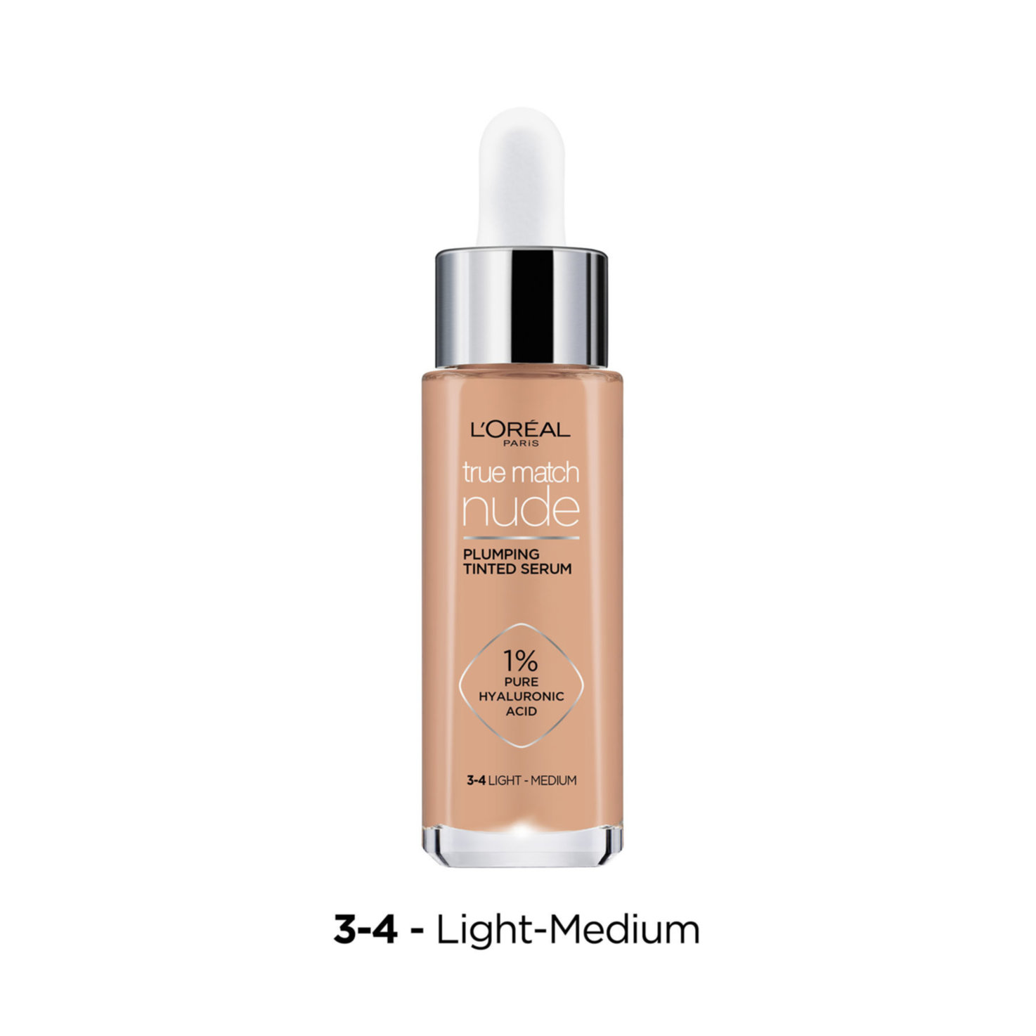 L'Oréal Paris Perfect Match Aufpolsterndes Getöntes Serum 3-4 hell-mittel