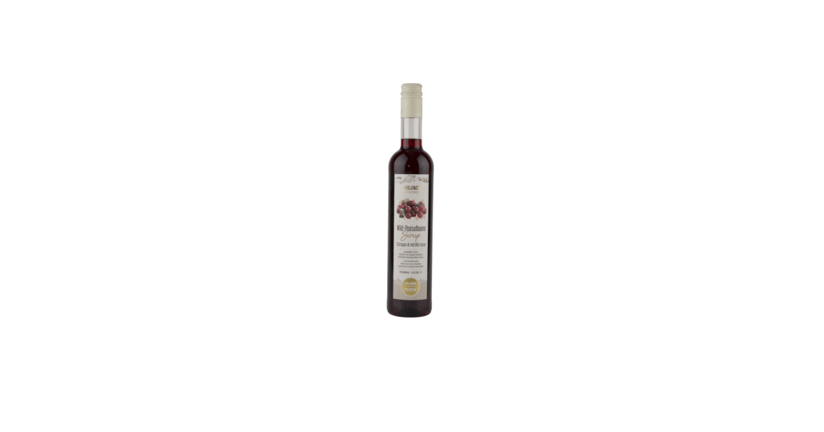 Dolomiti Sirup Wild-Preiselbeer 0,5 Liter (Einweg)