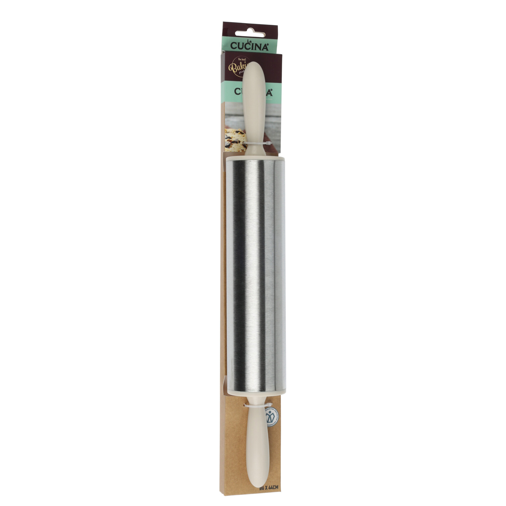 Wallholz Edelstahl 44 cm