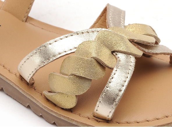 Kickers nu pieds enfant betty or