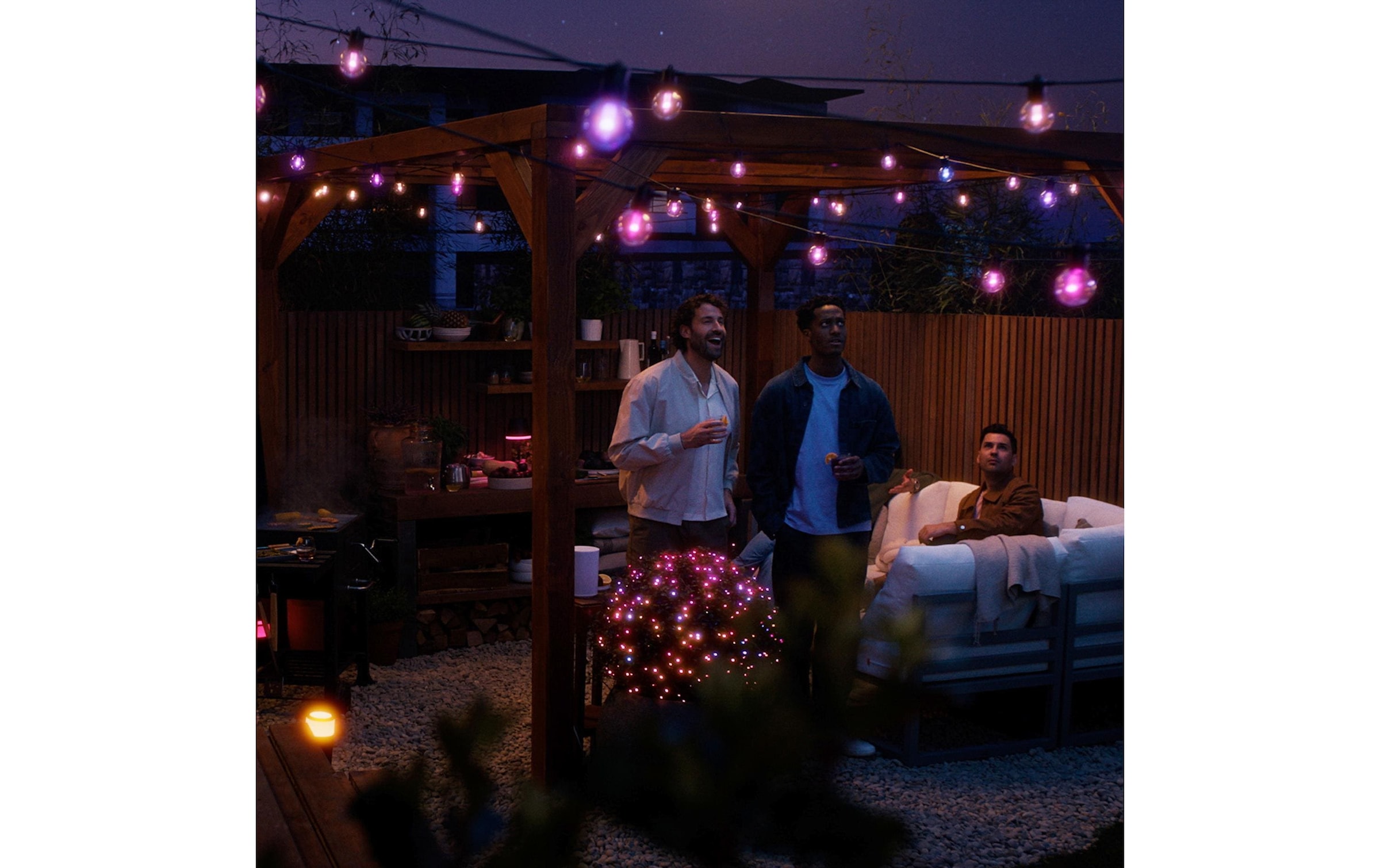 Philips Hue LED-Lichterkette »Festavia Globe Outdoor 14 m CH«