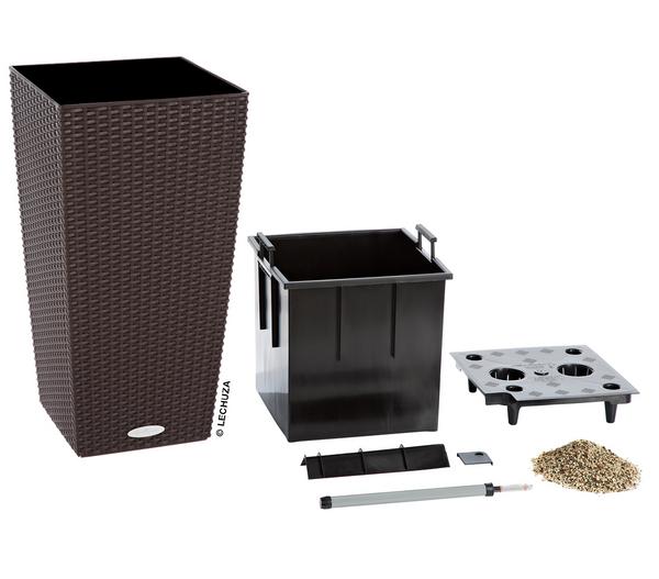 LECHUZA® Kunststoff-Topf Cubico Cottage,