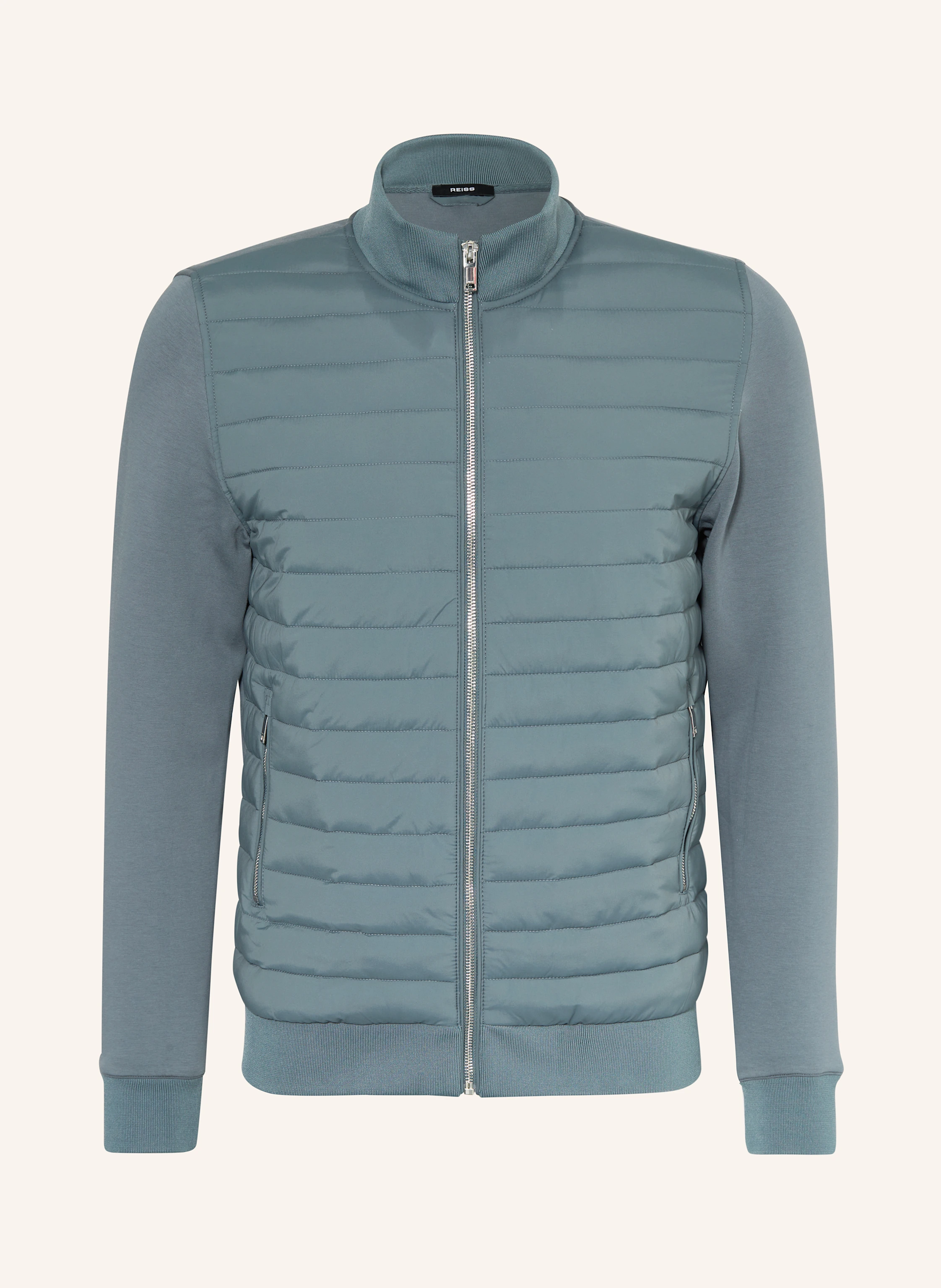 REISS Strickjacke FREDDIE im Materialmix