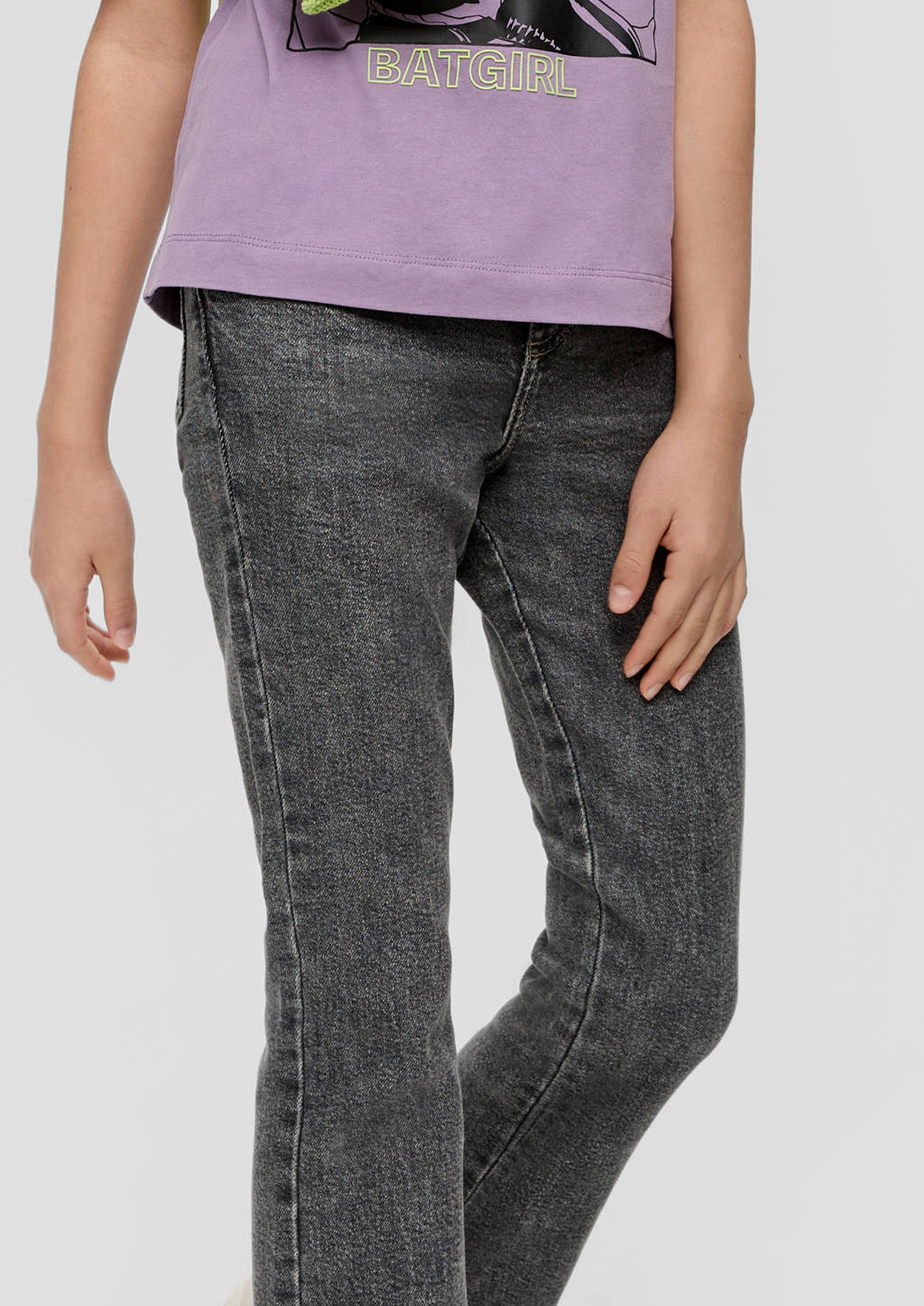 s.Oliver high waist wide leg jeans grey denim