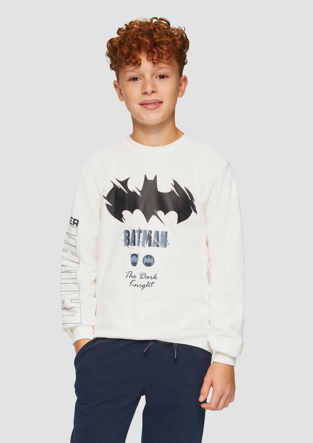 s.Oliver sweater met printopdruk ecru