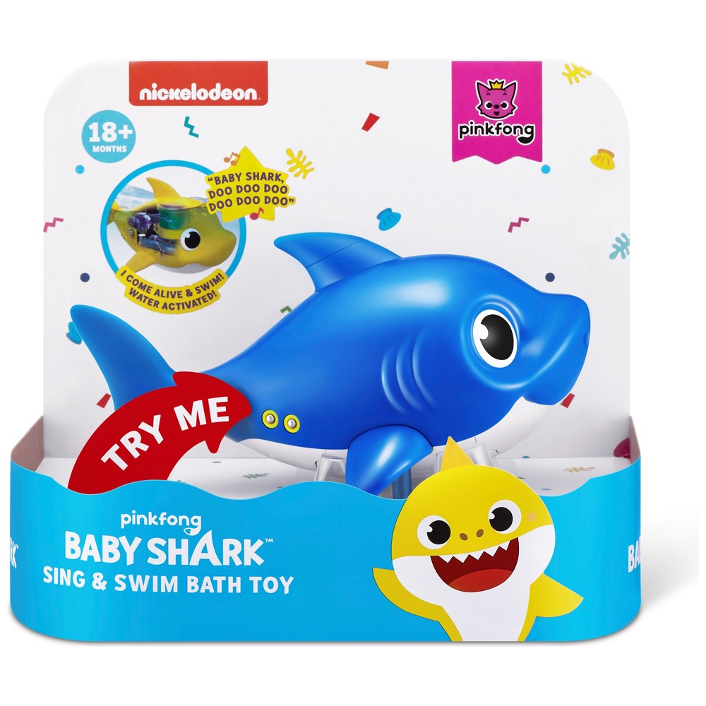 Baby Shark Sing- und Schwimm-Badespielzeug - Papa
