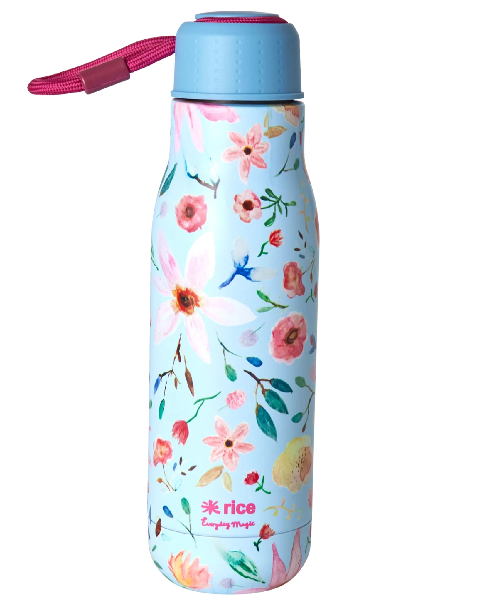 Edelstahl-Trinkflasche FLOWERS (500ml) in bunt