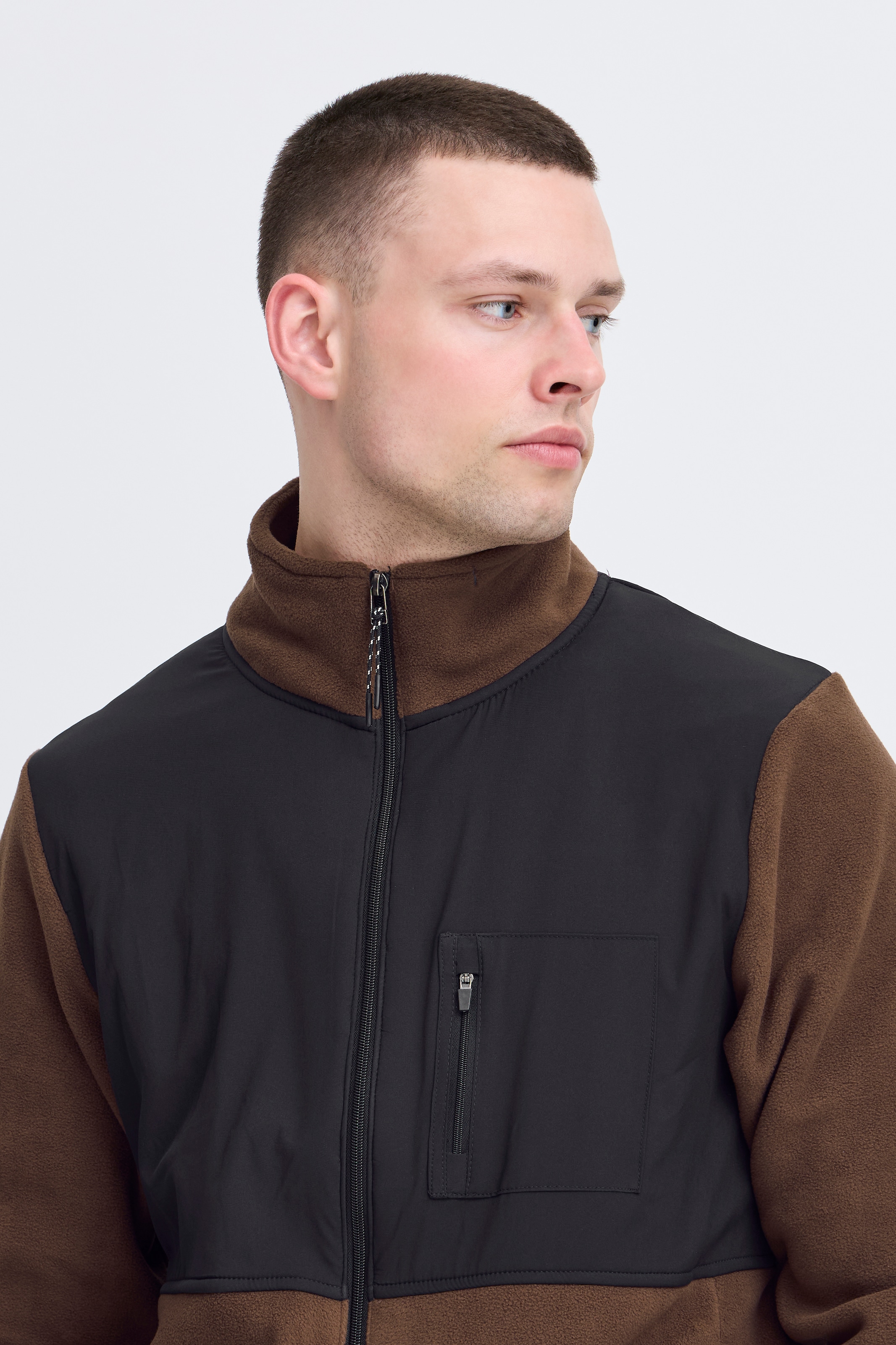 Blend Fleecepullover »BHMARIO  Sweatshirt zipp thru«