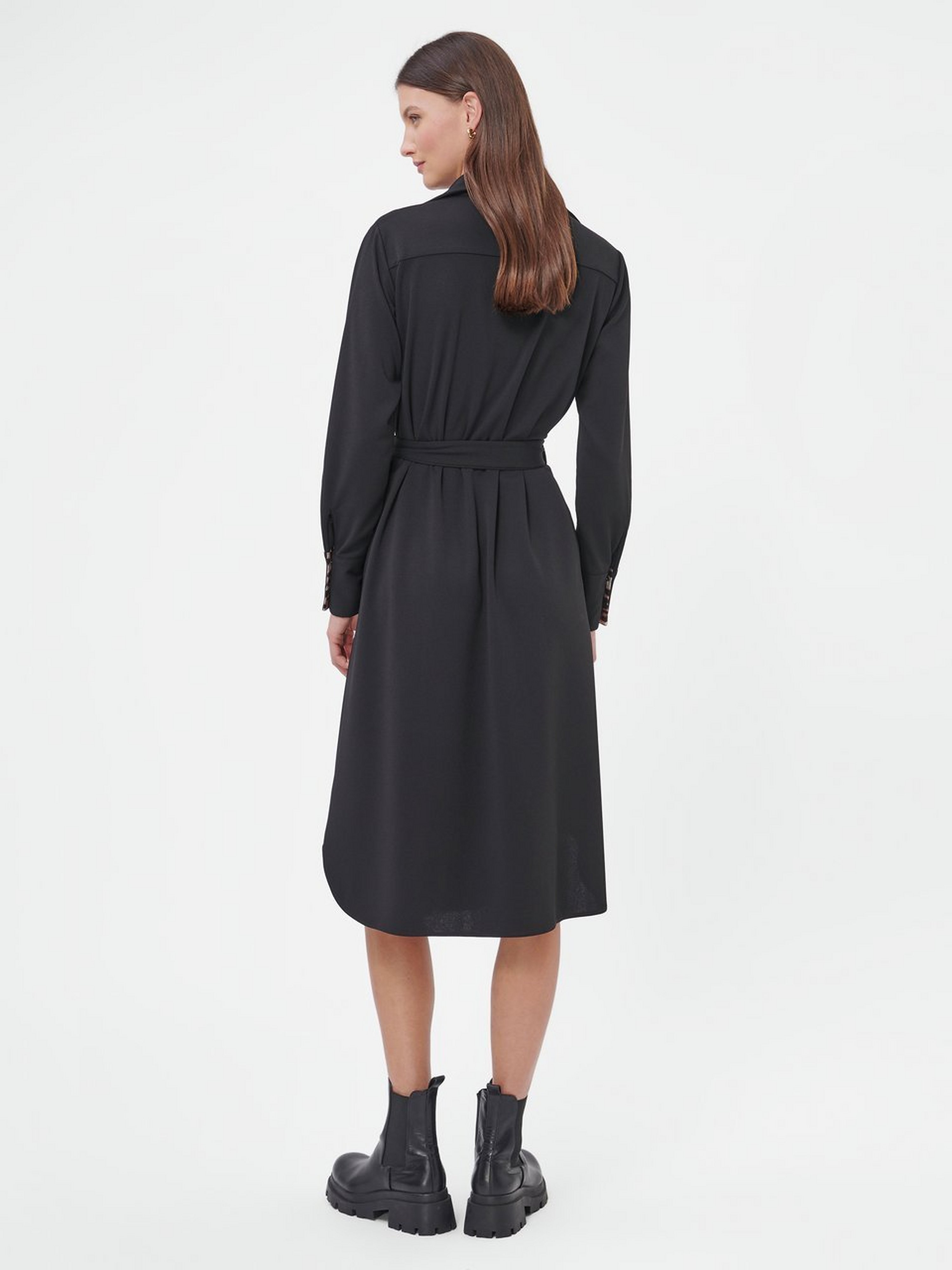 Hemdblusen-Kleid DONNA CREPE