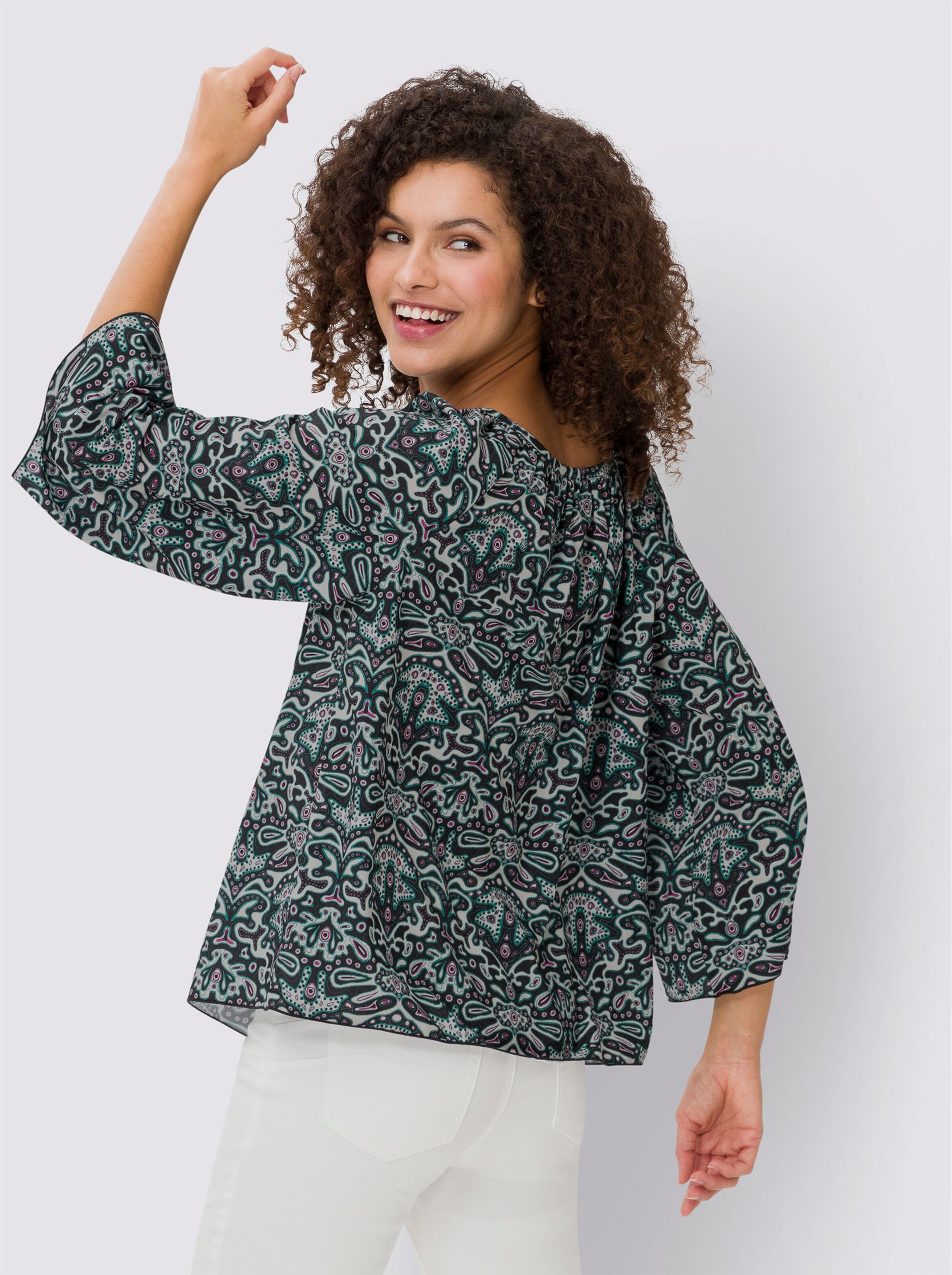 Druckbluse