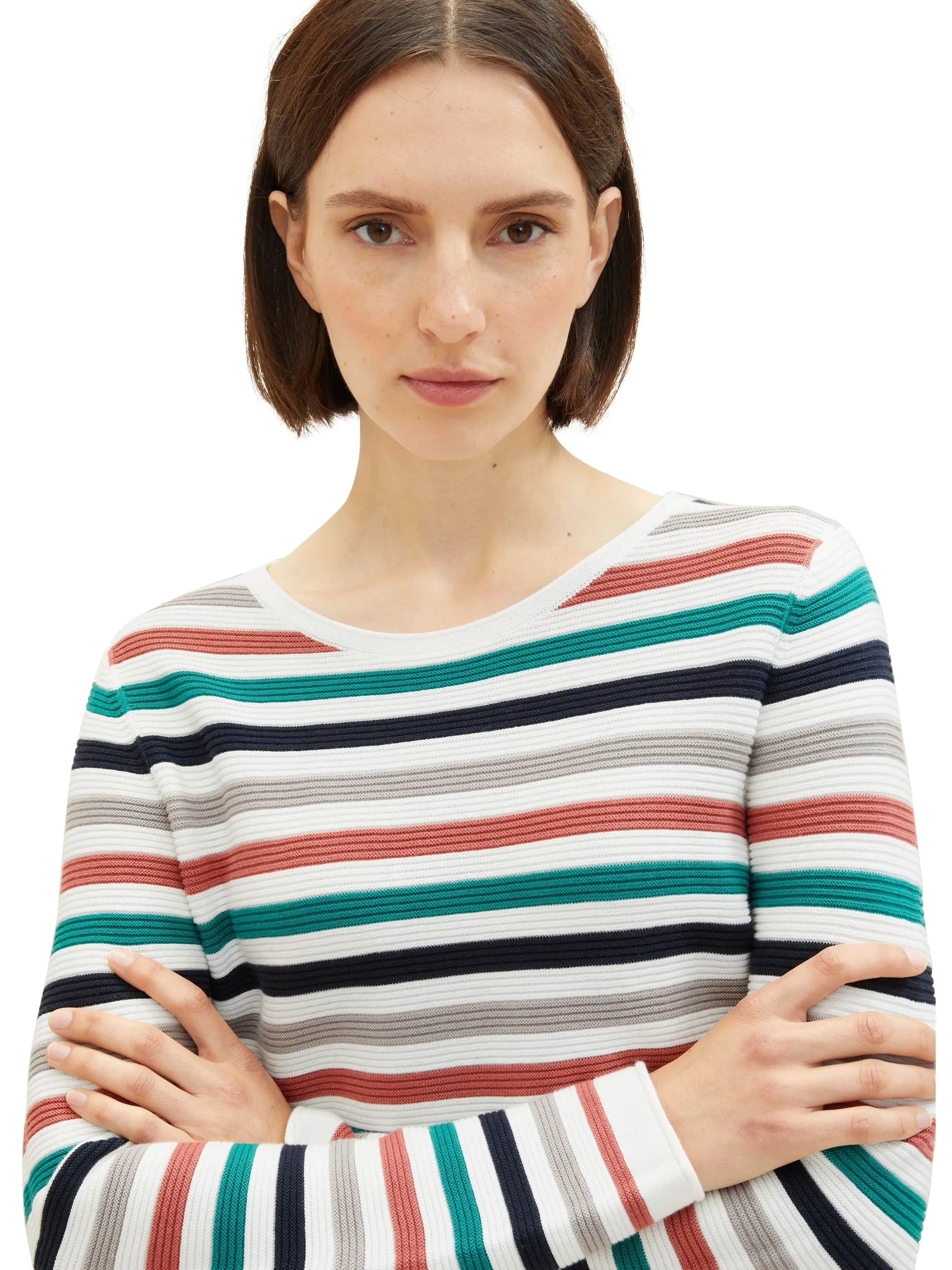 Damen Pullover in Ottoman Ripp