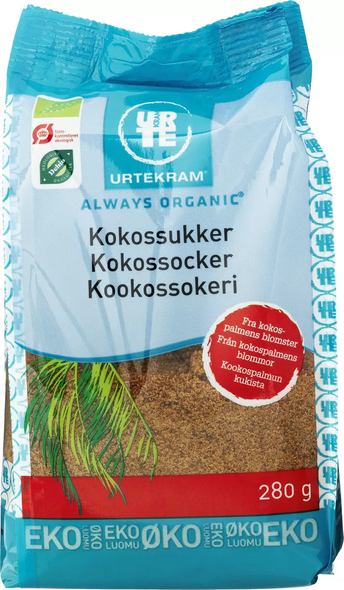 Urtekram Kokossukker Ø - 280 g