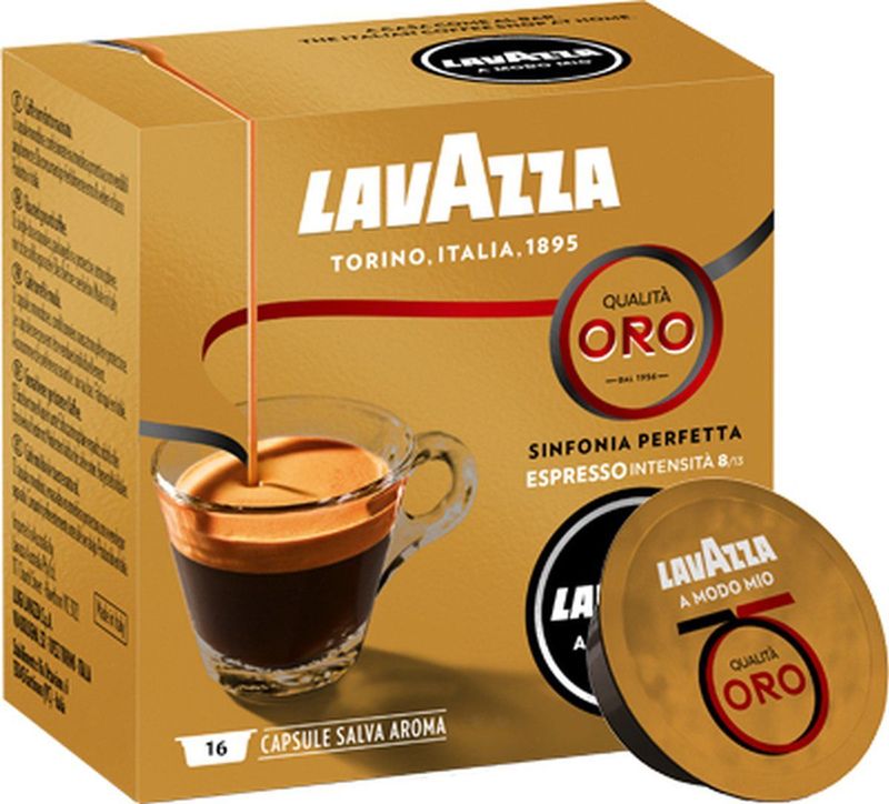 Lavazza - A Modo Mio Qualità Oro - Koffiecapsules - 16 st.