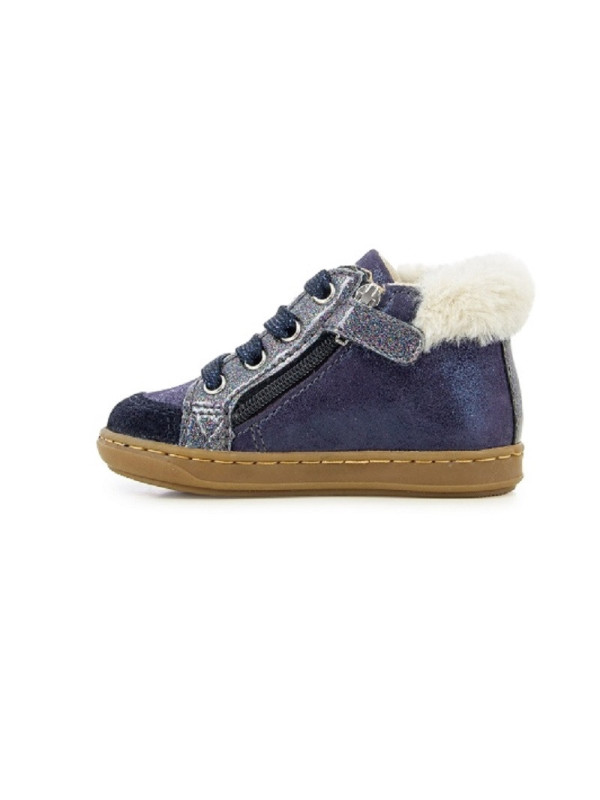 Shoo Pom - Bottines BOUBA ZIP HAIR Bright Navy