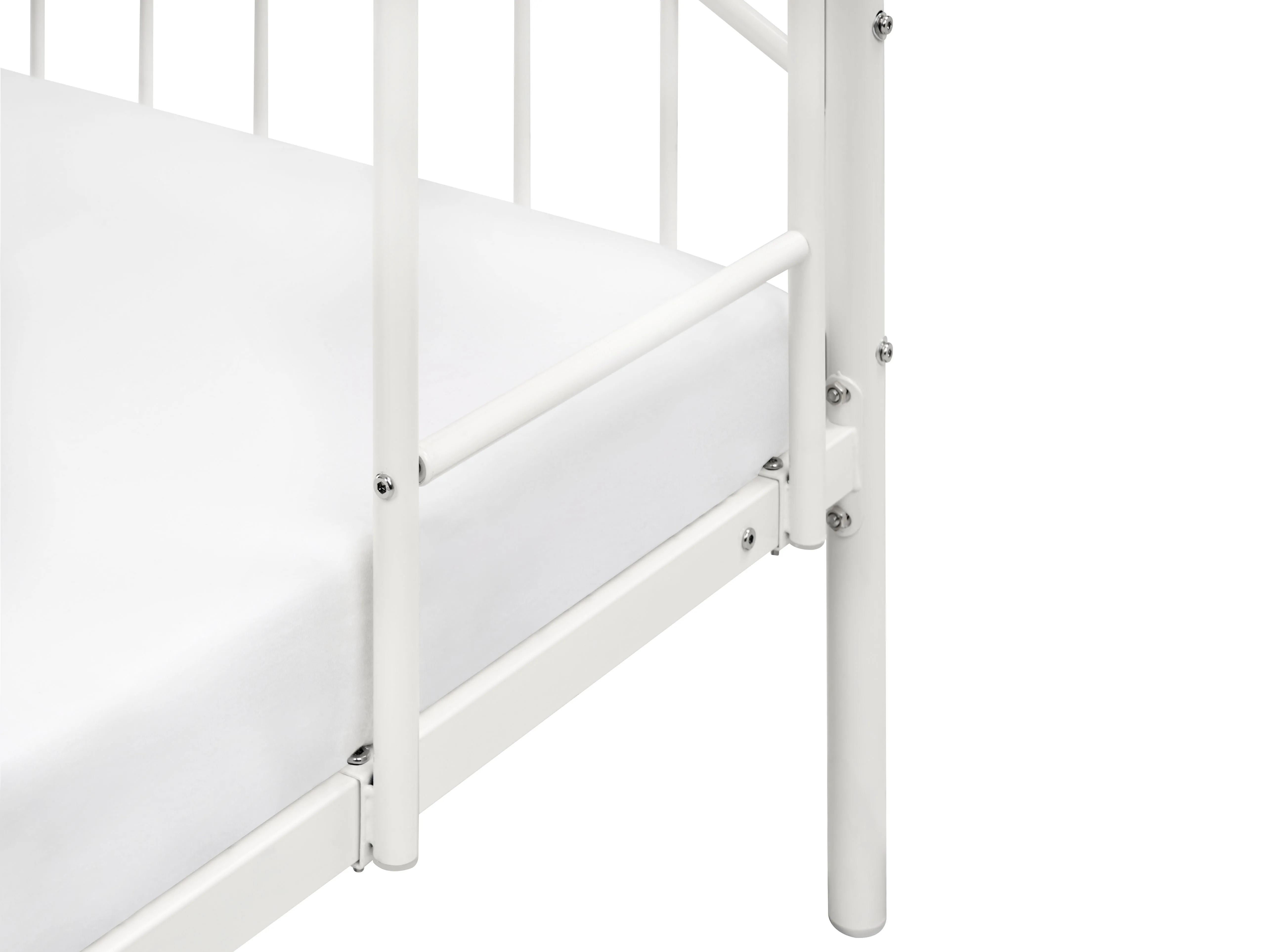 Hoogslaper Metaal CHARTRES 90 x 200 cm Wit