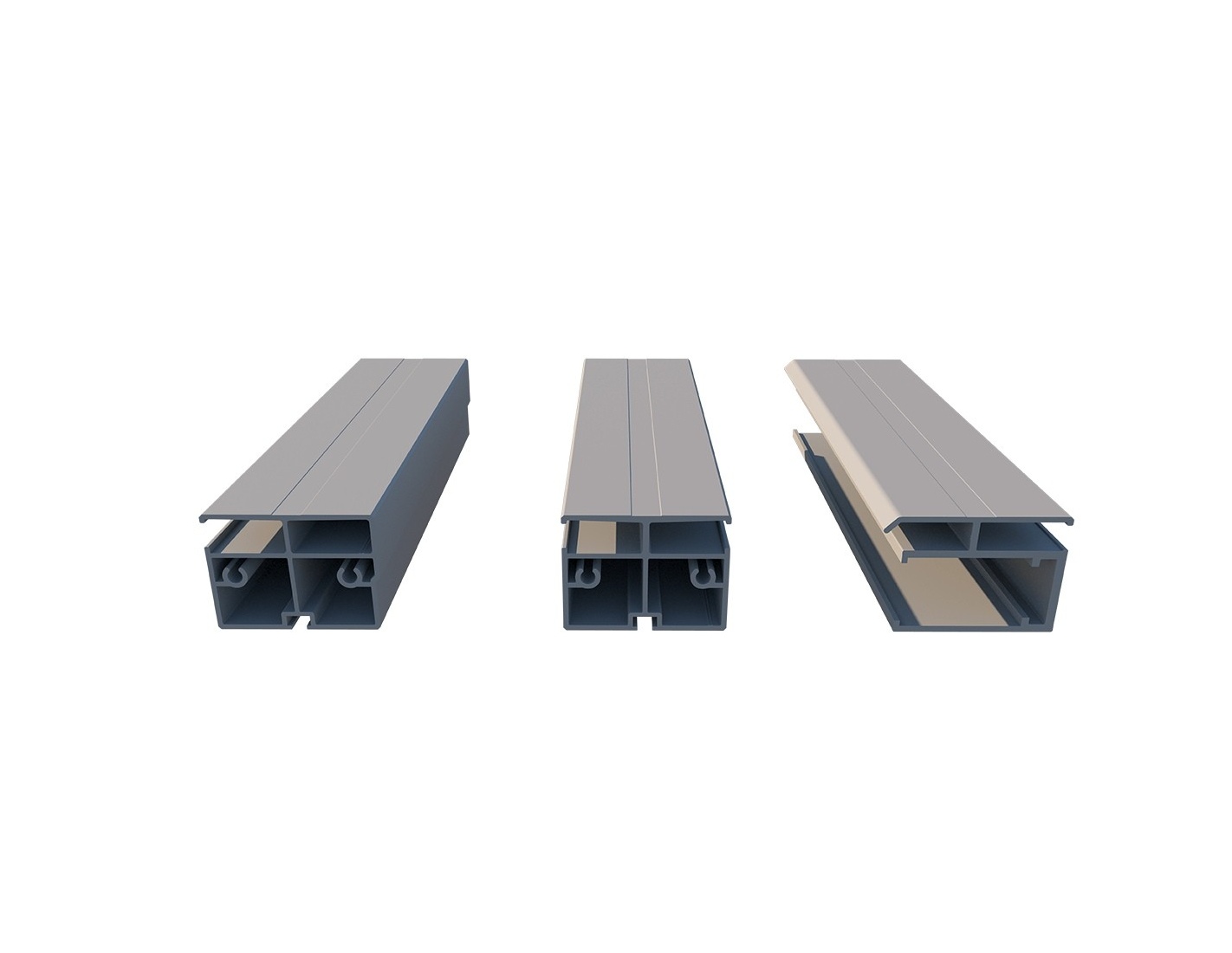 Abri de piscine horizon pour les modèles 6,20x4,10 m - bas88, bas788 - polycarbonate massif 3 mm - couleur ral7037 gris