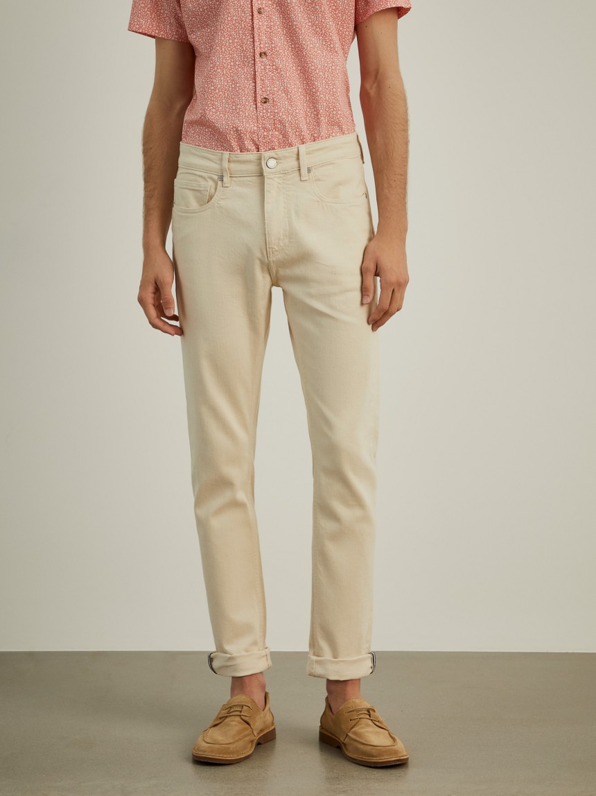 Calças denim slim fit