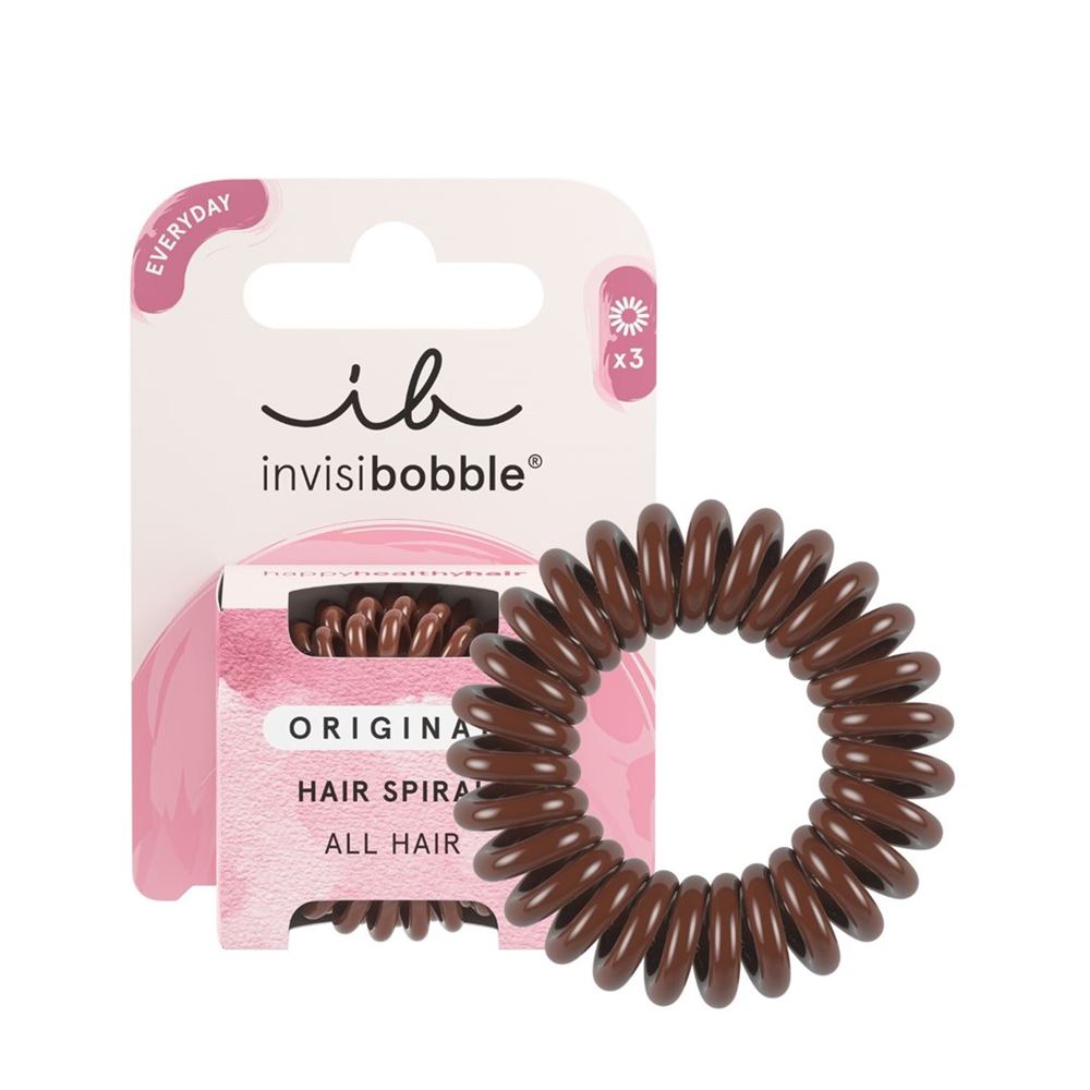 Invisibobble Haarbinder Original<br>3 Stück, Pretzel Brown