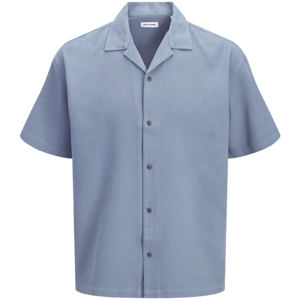 Køb Jack & Jones Junior Blue Mirage Jjglobal Waffle Resort Skjorte Ss Mp Jnr