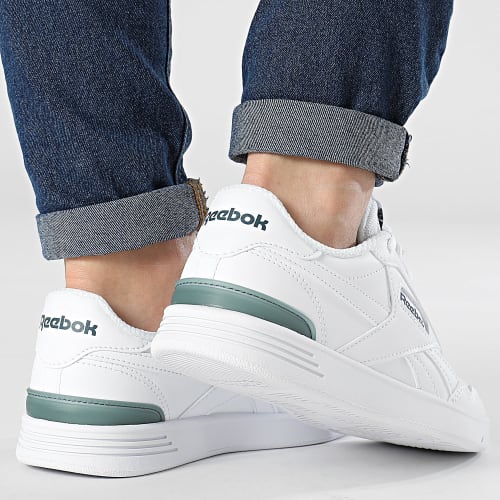 Baskets Femme Reebok Court Advance Clip 100033849 White Hoops Blue Footwear White