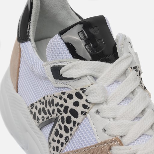 Muyters Sneakers wit Leer