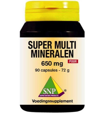 Snp Super multi mineralen 650 mg puur (90 capsules)