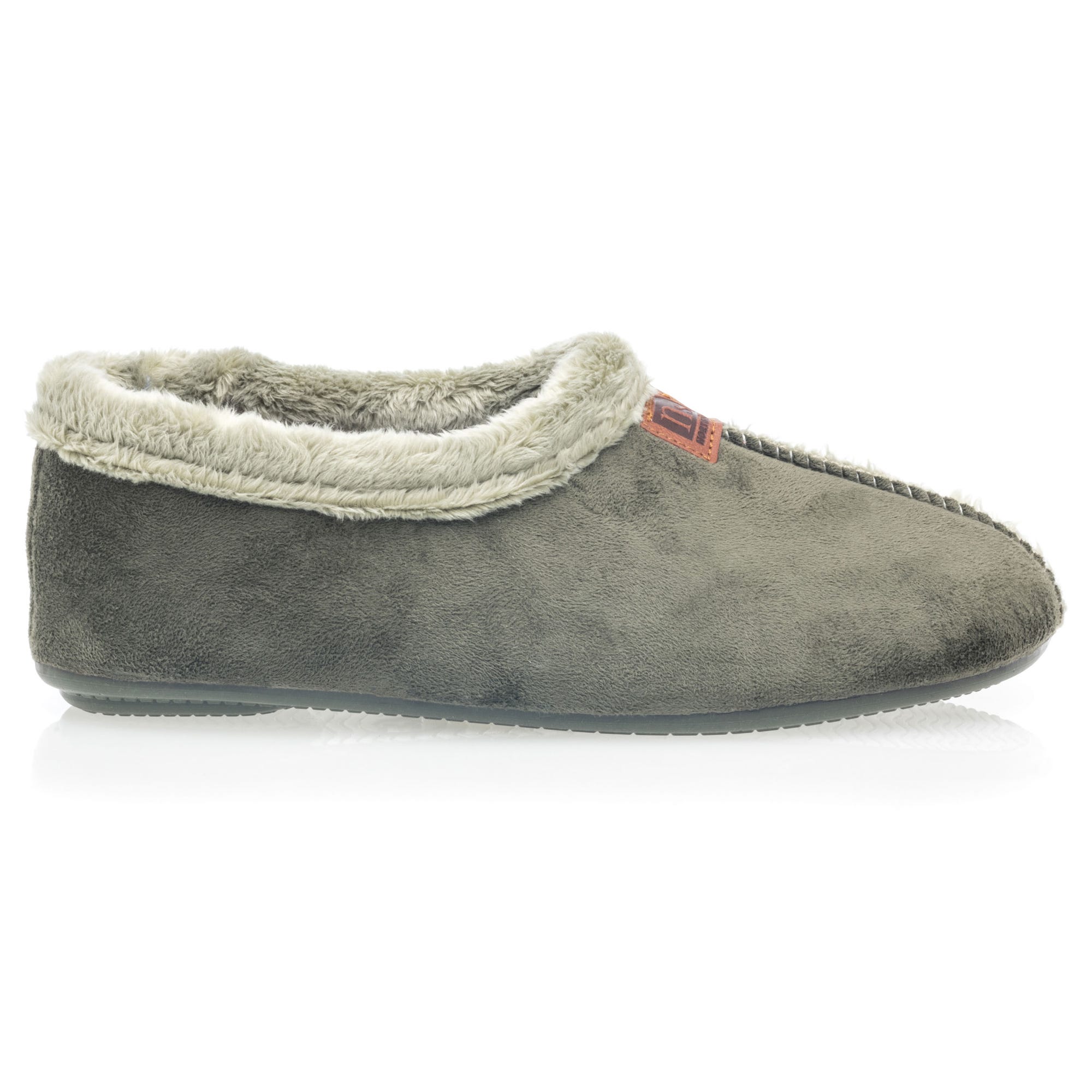 Chaussons ballerines Femme kaki